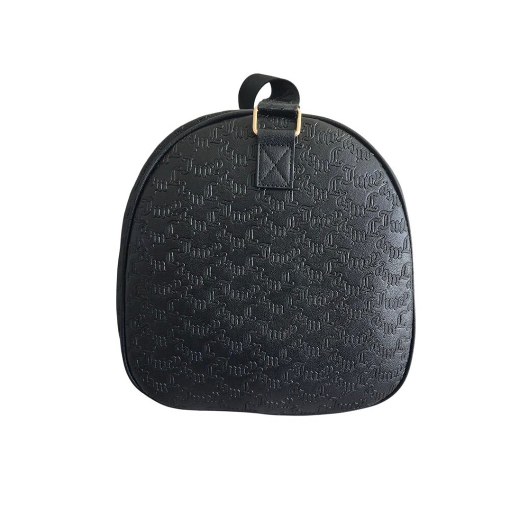 Juicy Couture NWT Black Gold Monogram Duffle Bag Weekender Travel Bag - Picture 4 of 9